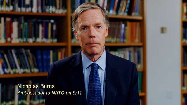 Nicholas Burns, Ambassador to NATO on 9/11, Remembers That Fateful Day