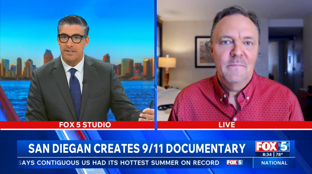 FOX5 San Diego Interviews Director Michael Gier About “The Heroism and Resiliency of 9/11”