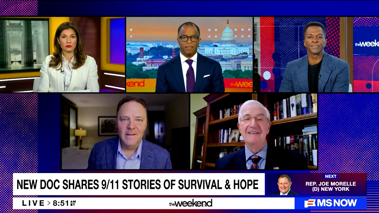 MS Now Interviews Michael Gier & Andy Card about “The Heroism and Resiliency of 9/11”