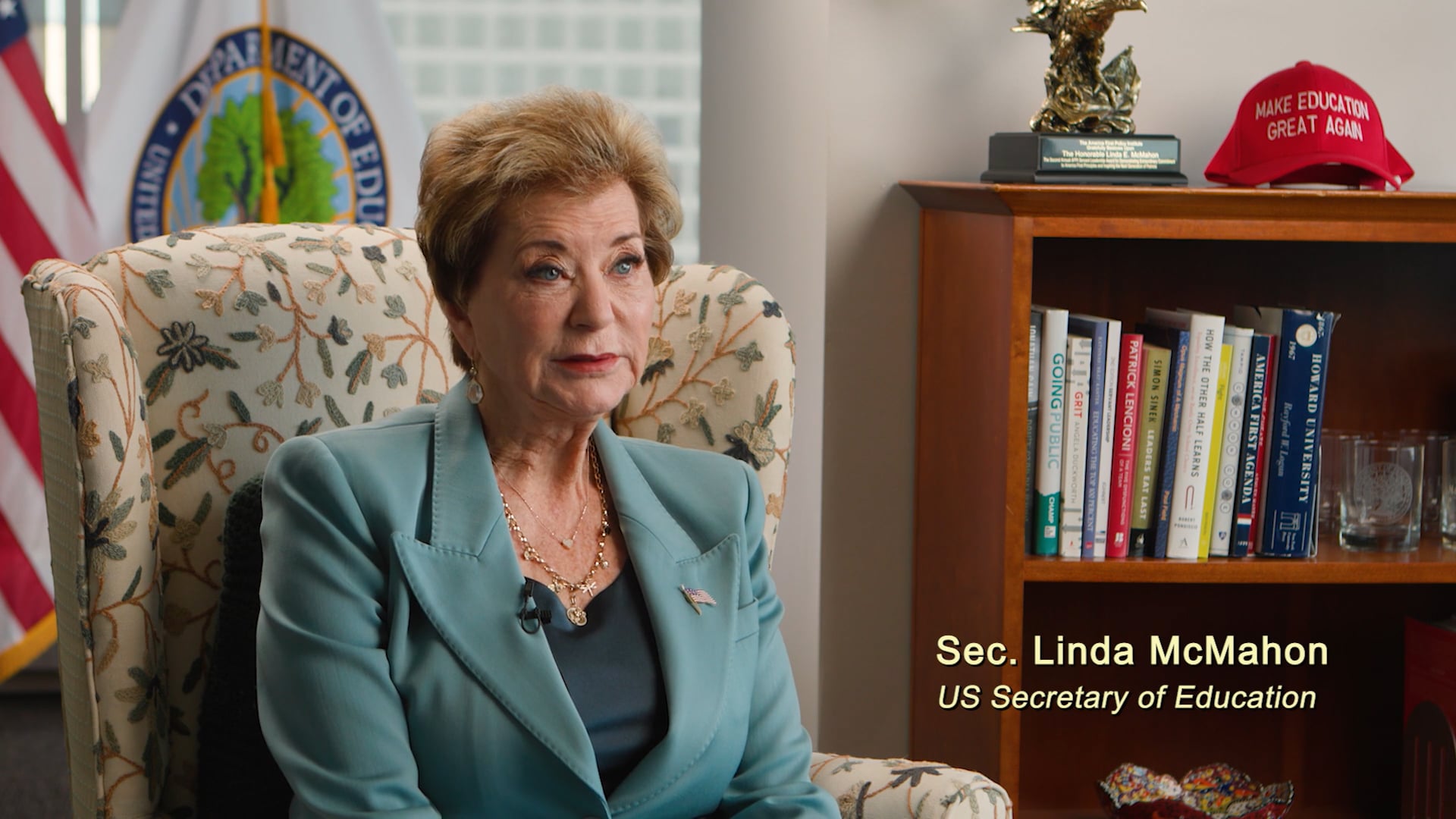 Secretary of Education Linda McMahon Talk About the Foundation and Film
